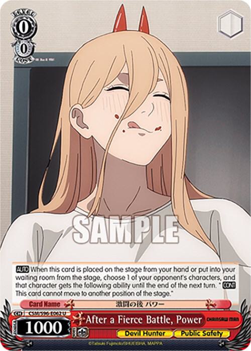 After a Fierce Battle, Power, Chainsaw Man CSM/S96-E062 U
