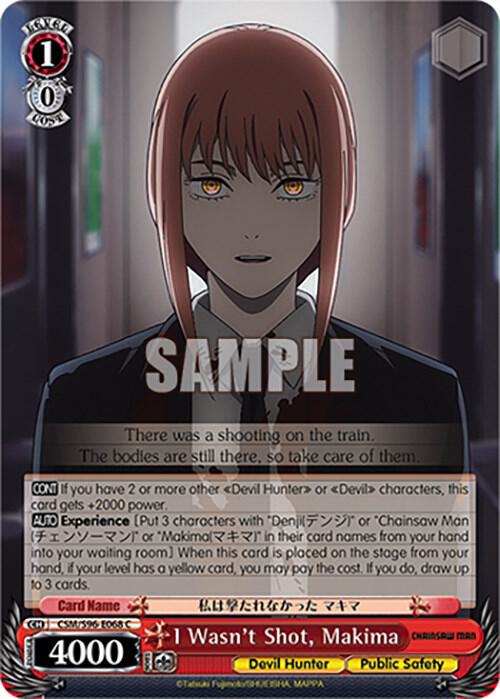 I Wasn't Shot, Makima, Chainsaw Man CSM/S96-E068 C