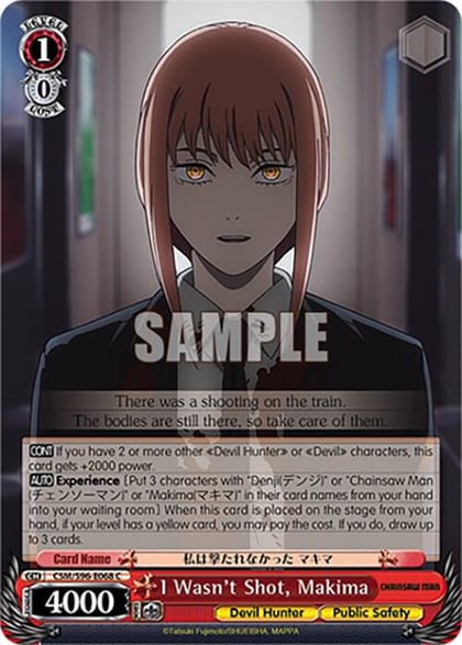 I Wasn't Shot, Makima, Chainsaw Man CSM/S96-E068 C