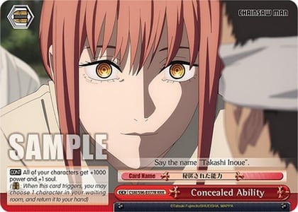 Concealed Ability (RRR), Chainsaw Man CSM/S96-E077R RRR
