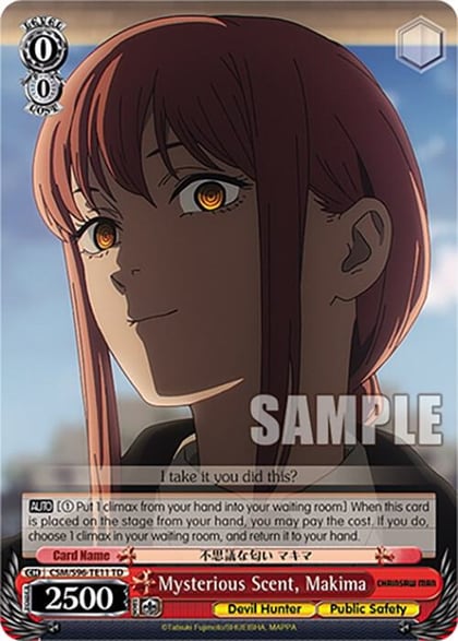 Mysterious Scent, Makima, Chainsaw Man CSM/S96-TE11 TD
