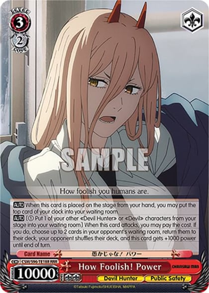 How Foolish! Power (RRR), Chainsaw Man CSM/S96-TE18R RRR