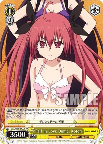 Fall in Love Dome, Kotori (Foil), Date A Live Vol.2 DAL/W99-E102S 0