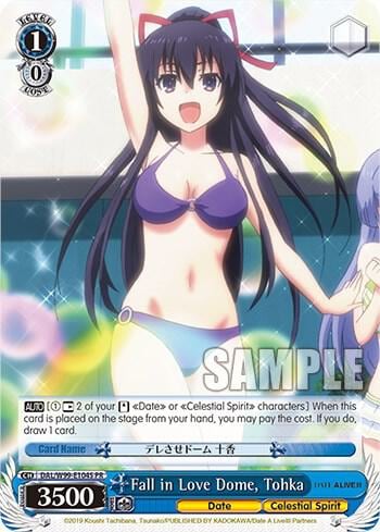 Fall in Love Dome, Tohka (Foil), Date A Live Vol.2 DAL/W99-E104S 0
