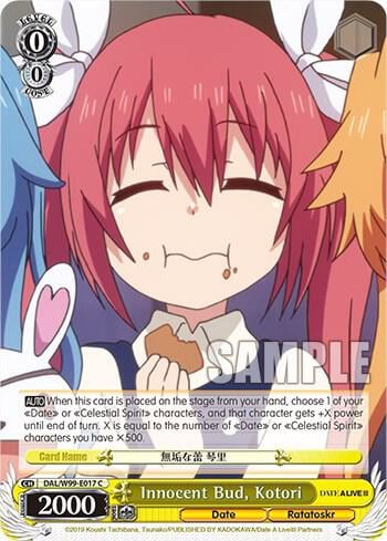 Innocent Bud, Kotori, Date A Live Vol.2 DAL/W99-E017 C