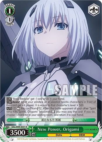 New Power, Origami, Date A Live Vol.2 DAL/W99-E031 R