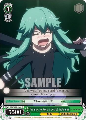 Promise to Keep a Secret, Natsumi, Date A Live Vol.2 DAL/W99-E048 C