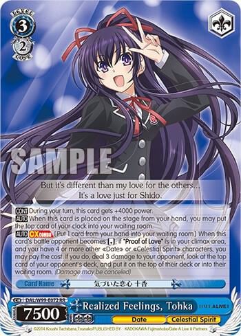 Realized Feelings, Tohka, Date A Live Vol.2 DAL/W99-E072 RR