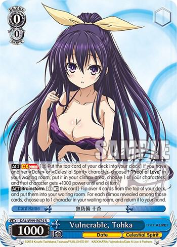 Vulnerable, Tohka, Date A Live Vol.2 DAL/W99-E074 R