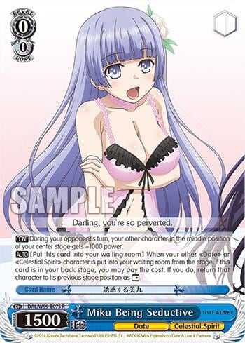 Miku Being Seductive, Date A Live Vol.2 DAL/W99-E075 R