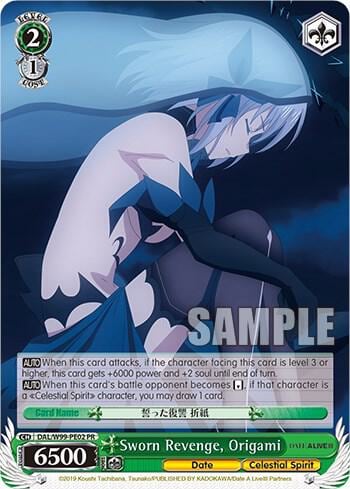 Sworn Revenge, Origami, Date A Live Vol.2 DAL/W99-PE02 PR