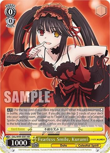 Fearless Smile, Kurumi, Date A Live Vol.2 DAL/W99-E001 RR