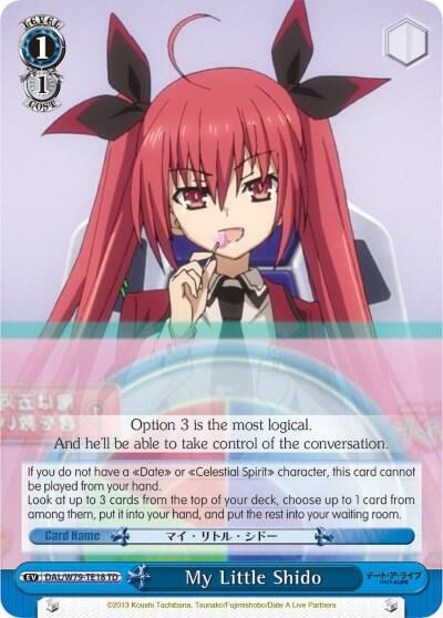 My Little Shido (Blue), Date A Live DAL/W79-TE18 TD