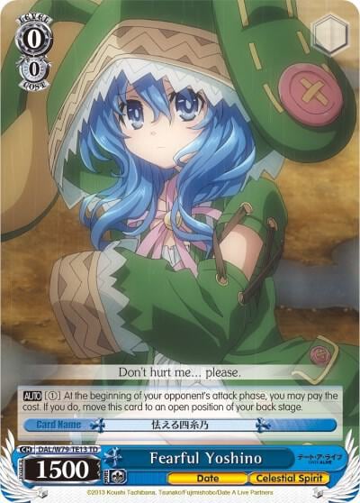 Fearful Yoshino, Date A Live DAL/W79-TE13 TD