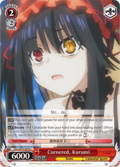 Cornered, Kurumi, Date A Live DAL/W79-E070 C