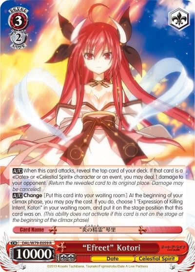 "Efreet" Kotori, Date A Live DAL/W79-E059 R