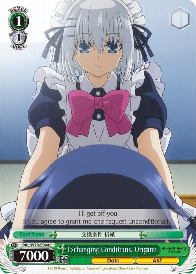 Exchanging Conditions, Origami, Date A Live DAL/W79-E044 C