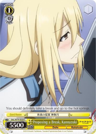 Proposing a Break, Kannazuki, Date A Live DAL/W79-E020 C