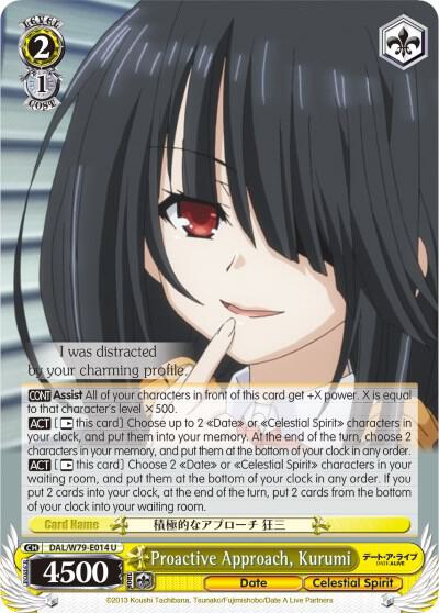 Proactive Approach, Kurumi, Date A Live DAL/W79-E014 U