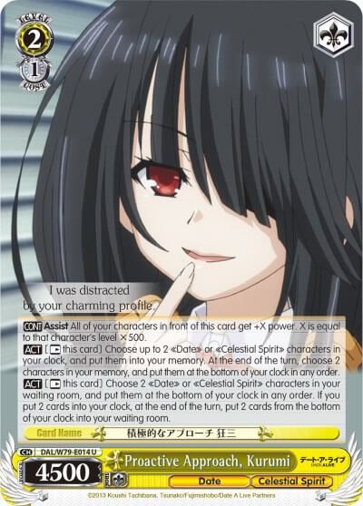 Proactive Approach, Kurumi, Date A Live DAL/W79-E014 U