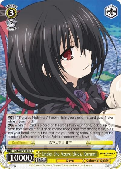 Under the Azure Skies, Kurumi, Date A Live DAL/W79-E008 R
