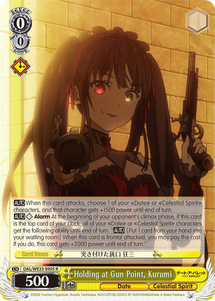 Holding at Gun Point, Kurumi (Parallel Foil), Date A Bullet DAL/WE33-E005 R