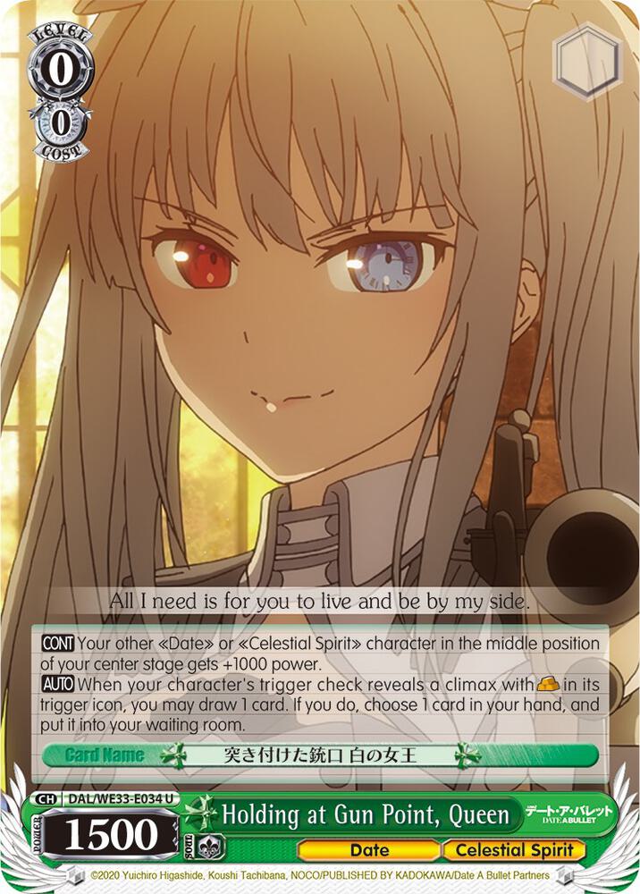 Holding at Gun Point, Queen, Date A Bullet DAL/WE33-E034 U