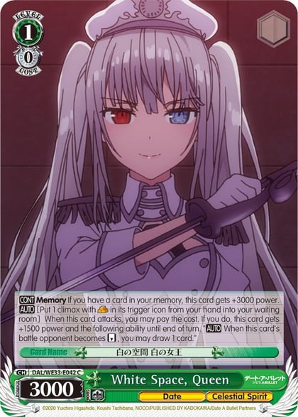 White Space, Queen, Date A Bullet DAL/WE33-E042 C