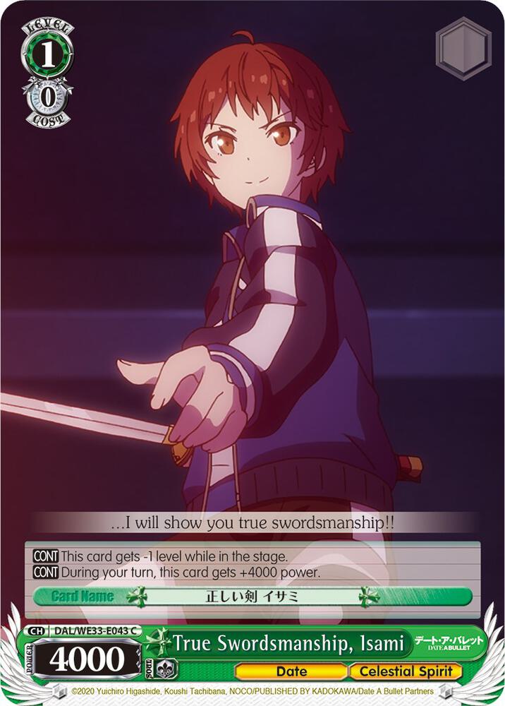 True Swordsmanship, Isami (Parallel Foil), Date A Bullet DAL/WE33-E043 C