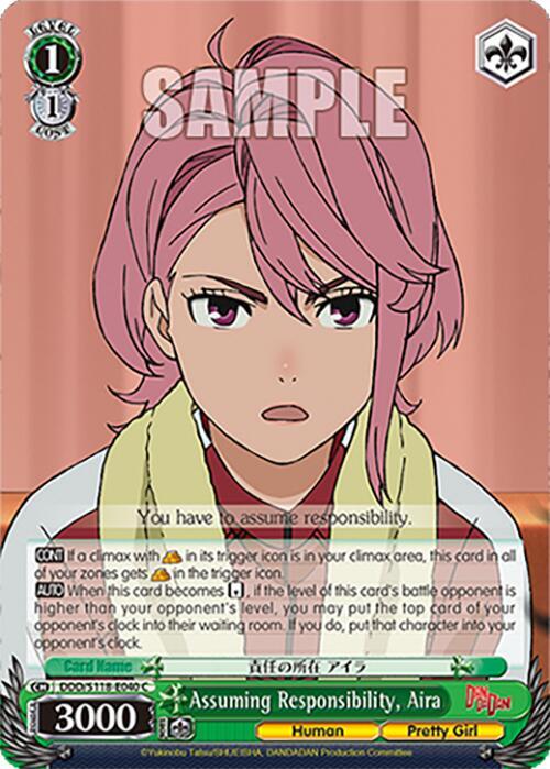 Assuming Responsibility, Aira, DANDADAN DDD/S118-E040 C