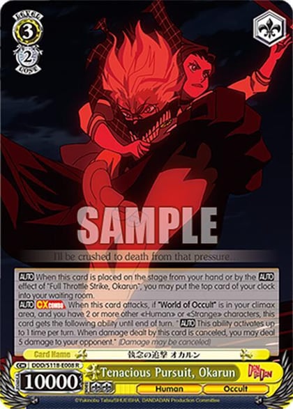 Tenacious Pursuit, Okarun, DANDADAN DDD/S118-E008 R