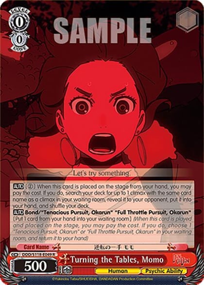 Turning the Tables, Momo, DANDADAN DDD/S118-E049 R