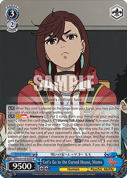 Let's Go to the Cursed House, Momo, DANDADAN DDD/S118-E082 R