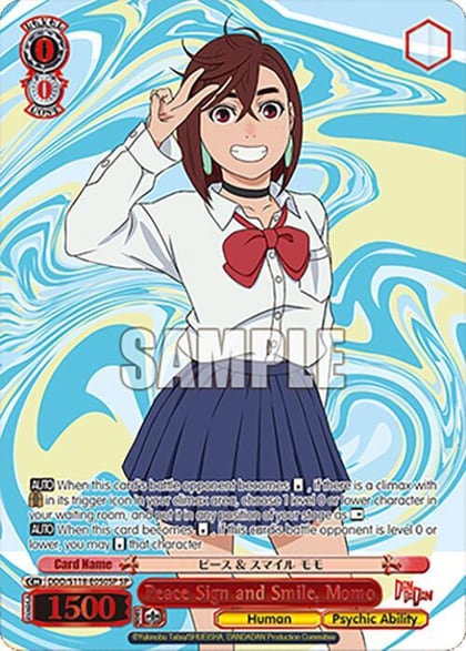 Peace Sign and Smile, Momo (SP), DANDADAN DDD/S118-E050SP SP