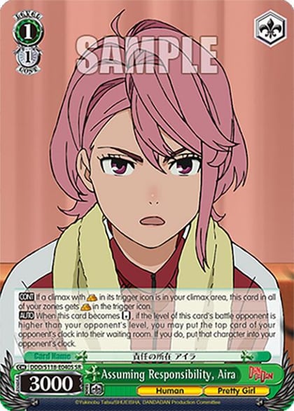 Assuming Responsibility, Aira (SR), DANDADAN DDD/S118-E040S SR