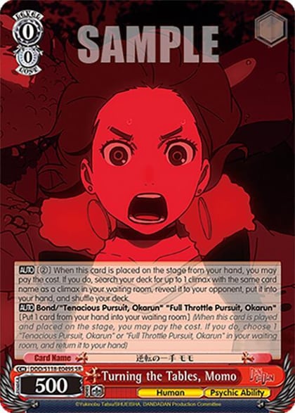 Turning the Tables, Momo (SR), DANDADAN DDD/S118-E049S SR