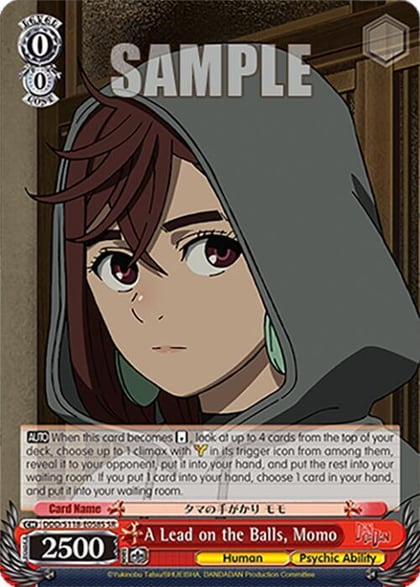 A Lead on the Balls, Momo (SR), DANDADAN DDD/S118-E058S SR