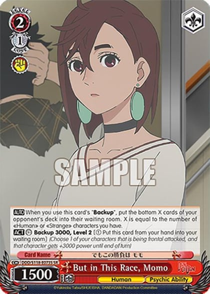 But in This Race, Momo (SR), DANDADAN DDD/S118-E073S SR
