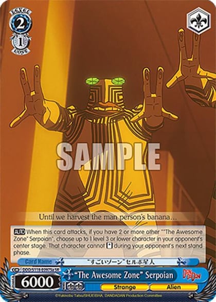 "The Awesome Zone" Serpoian (A) (SR), DANDADAN DDD/S118-E097Sa SR