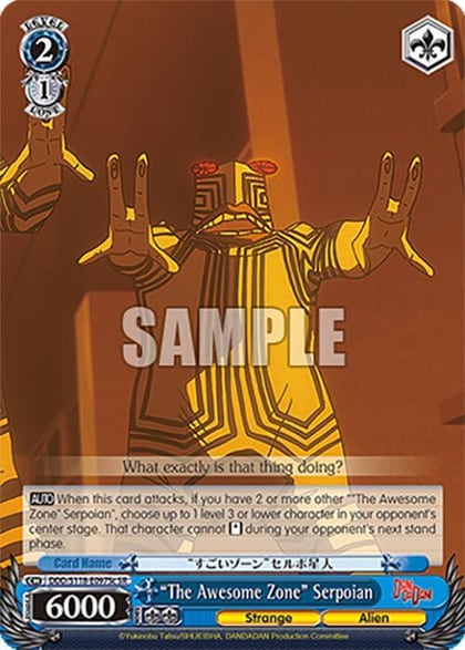 "The Awesome Zone" Serpoian (C) (SR), DANDADAN DDD/S118-E097Sc SR