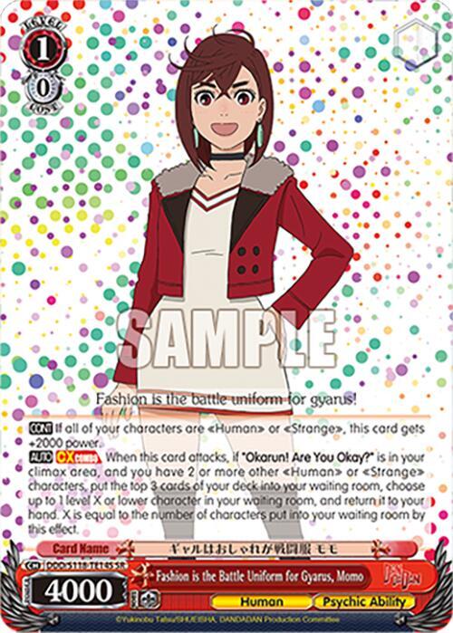 Fashion is the Battle Uniform for Gyarus, Momo (SR), DANDADAN DDD/S118-TE14S SR