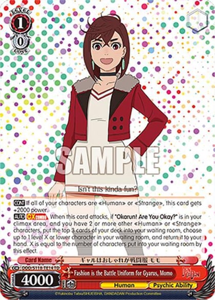 Fashion is the Battle Uniform for Gyarus, Momo, DANDADAN DDD/S118-TE14 TD