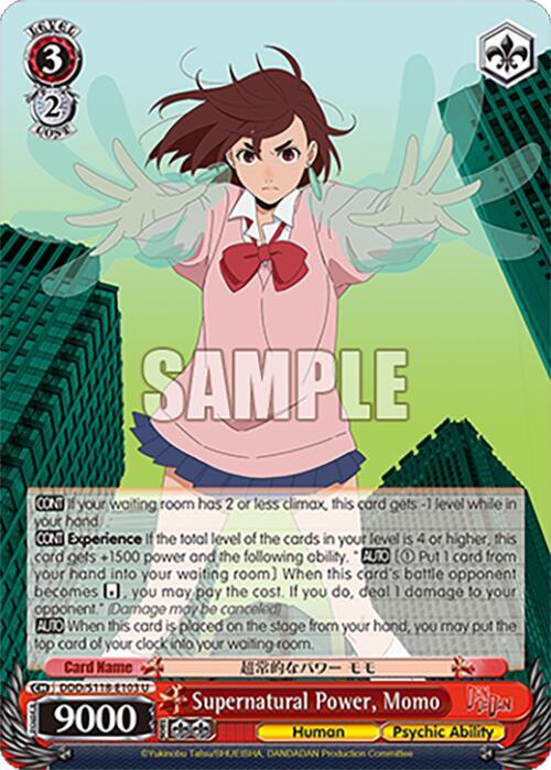 Supernatural Power, Momo, DANDADAN DDD/S118-E103 U