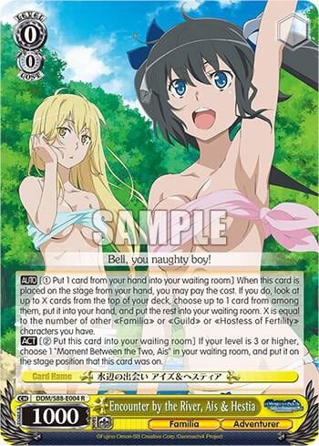 Encounter by the River, Ais & Hestia, Is it Wrong to Try to Pick Up Girls in a Dungeon? DDM/S88-E004 R