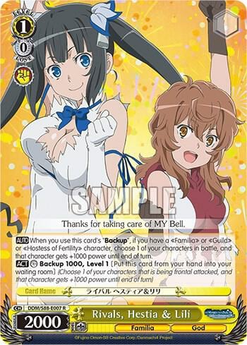 Rivals, Hestia & Lili, Is it Wrong to Try to Pick Up Girls in a Dungeon? DDM/S88-E007 R