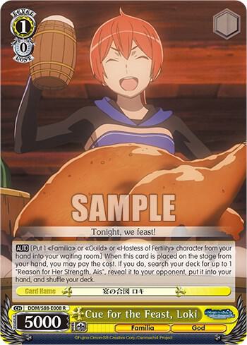 Cue for the Feast, Loki, Is it Wrong to Try to Pick Up Girls in a Dungeon? DDM/S88-E008 R