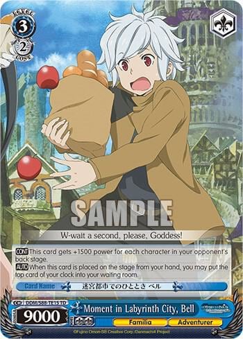 Moment in Labyrinth City, Bell, Is it Wrong to Try to Pick Up Girls in a Dungeon? DDM/S88-TE15 TD