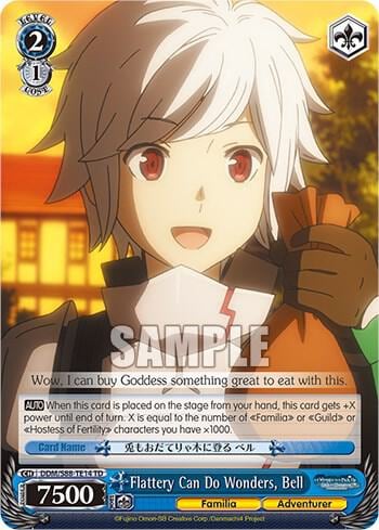 Flattery Can Do Wonders, Bell, Is it Wrong to Try to Pick Up Girls in a Dungeon? DDM/S88-TE14 TD