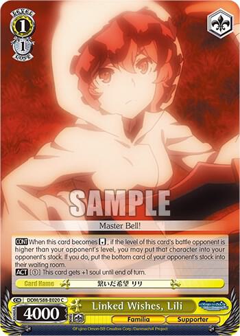 Linked Wishes, Lili, Is it Wrong to Try to Pick Up Girls in a Dungeon? DDM/S88-E020 C