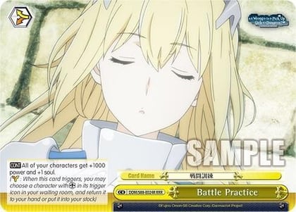 Battle Practice (RRR), Is it Wrong to Try to Pick Up Girls in a Dungeon? DDM/S88-E024R RRR
